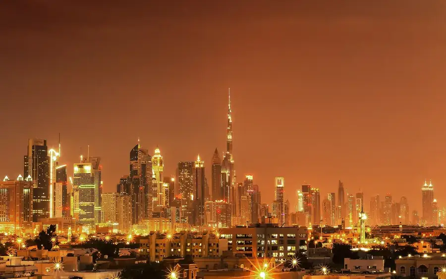 إطلالة على دبي في الإمارات
